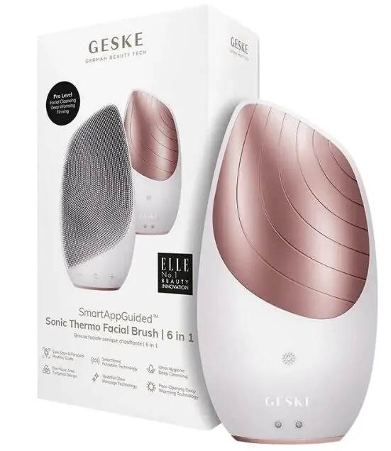 Geske Sonic Thermo Facial Brush 6in1 Soniczna szczoteczka termiczna do twarzy Starlight