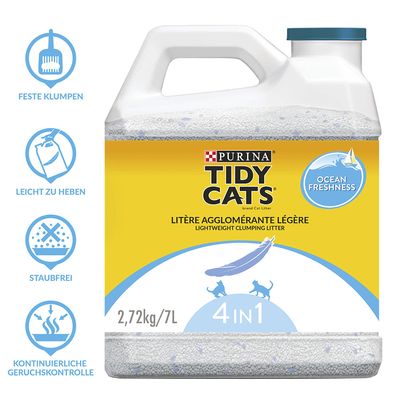 Purina Tidy Cats Lekki żwirek zbrylający Ocean Freshness