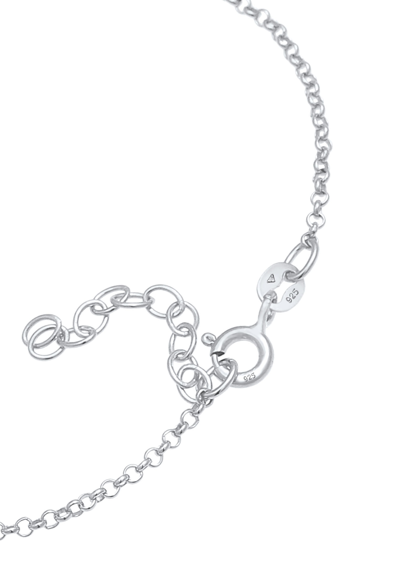 Nenalina Trèfle en fer à cheval pour dames réglable avec émail en argent sterling 925