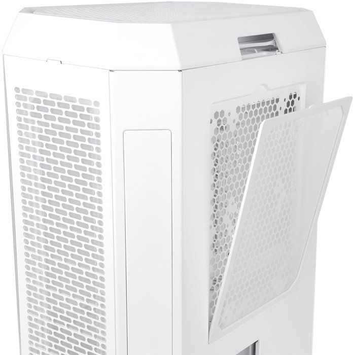 PC-behuizing (zonder voeding) - THERMALTAKE - The TOWER 600 Snow - Mid-tower - ATX-vormfactor - Inclusief 2x 140mm ventilatoren - Wit
