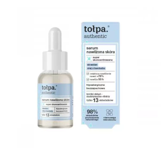 Tołpa Authentic nawilżona skóra serum do twarzy 30ml