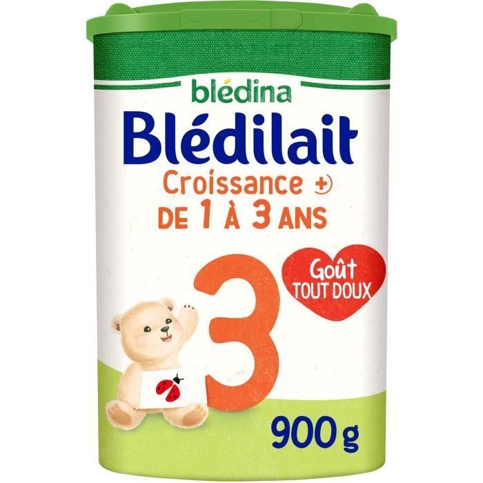 Leche de crecimiento Blédina Blédilait+ 3.ª etapa 900 g
