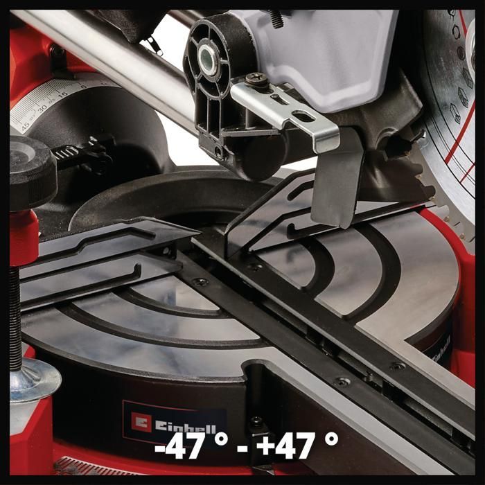 Einhell TE-SM 8 L Dual Radial Mitre Saw (1800W, 216 mm blade, 305 mm cutting width)