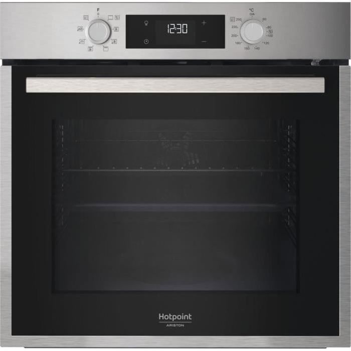 Built-in oven - Pyrolytic cleaning - Fan-assisted cooking - HOTPOINT - HAO5540PX - Stainless steel - 71 L - A++