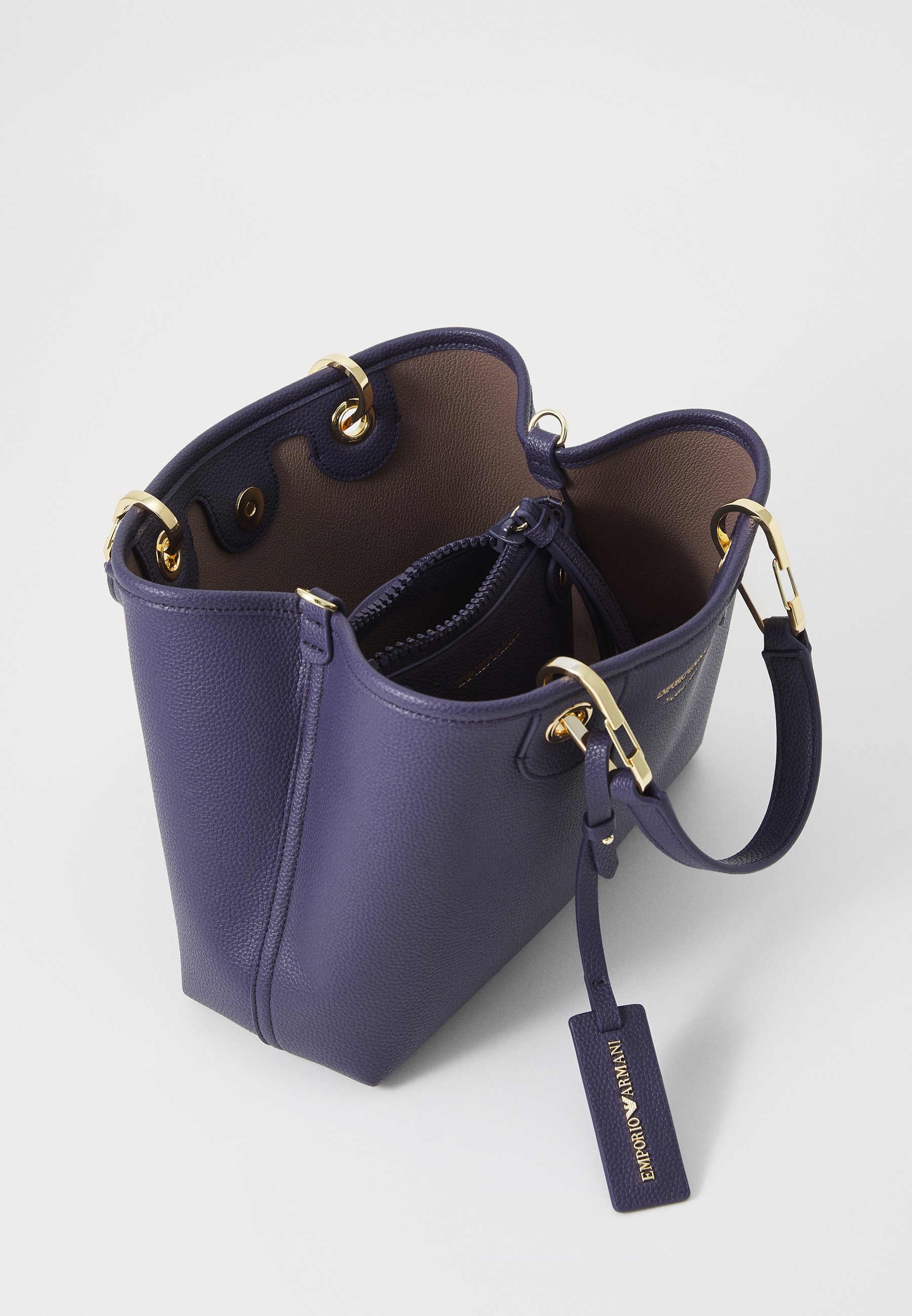 Emporio Armani BAG SETSET - Handtas - mirtillo/taupe