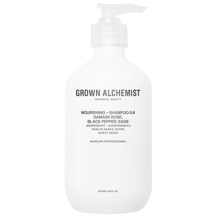 Grown Alchemist šampon za kosu s damaščanskom ružom, crnim biberom i kaduljom - 500 ml