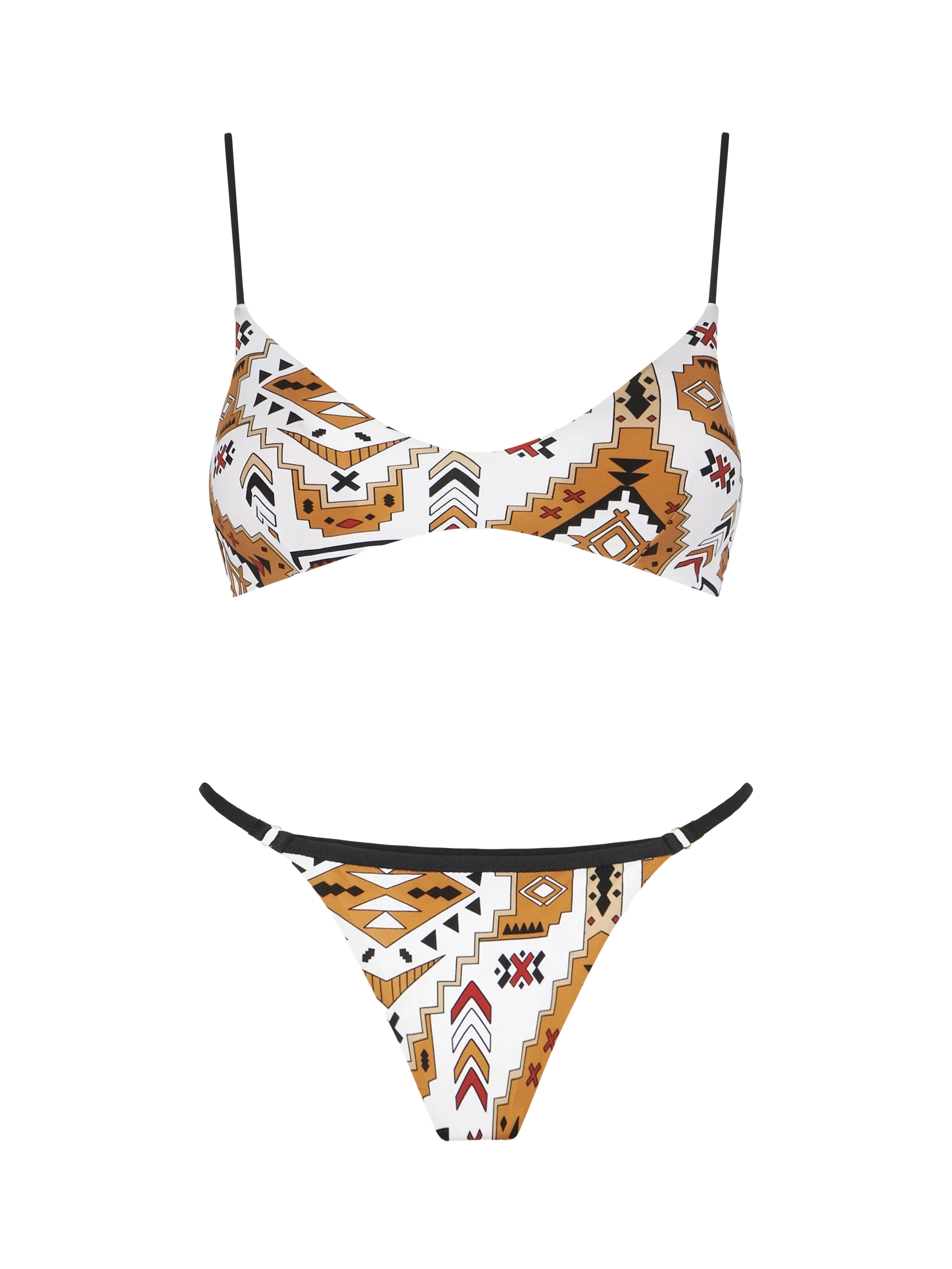 Bralette met Aztekenprint voor dames, bikini