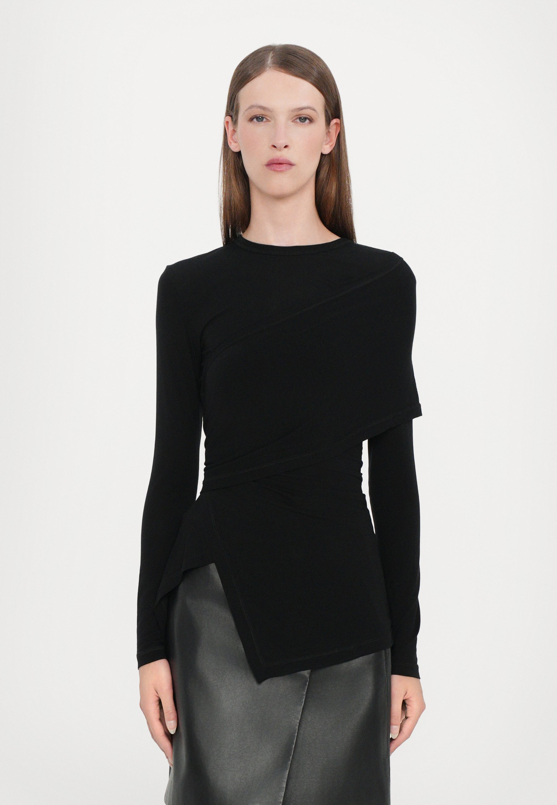 Helmut Lang PROTECTION - Top met lange mouwen - zwart