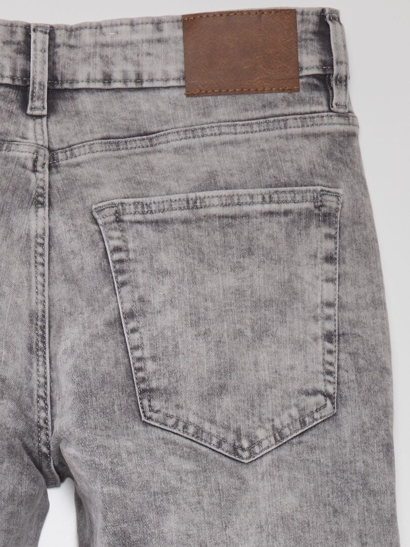 Slim fit jeans - grijs