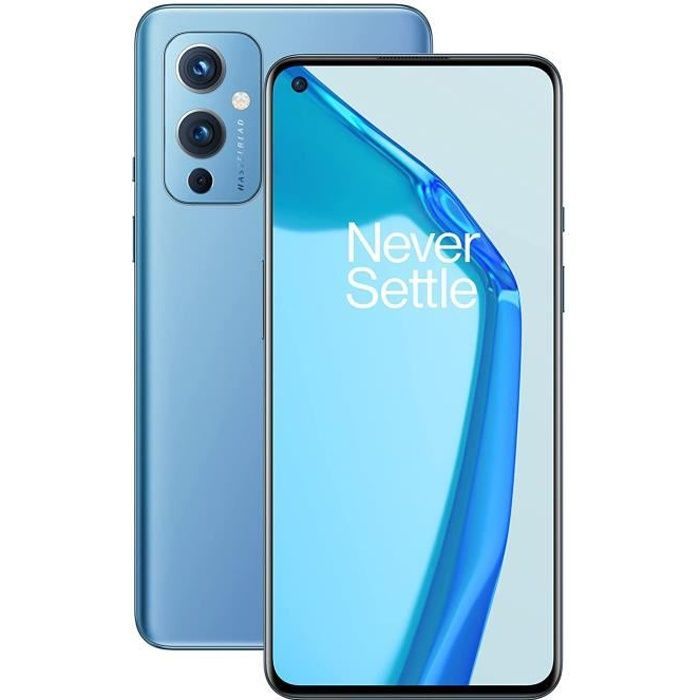 Telefono OnePlus 9 5G 8GB 128GB Blu Snapdragon 888 AMOLED da 6,55 pollici 120Hz Tripla fotocamera da 50MP Warp Charge 65T 4500mAh