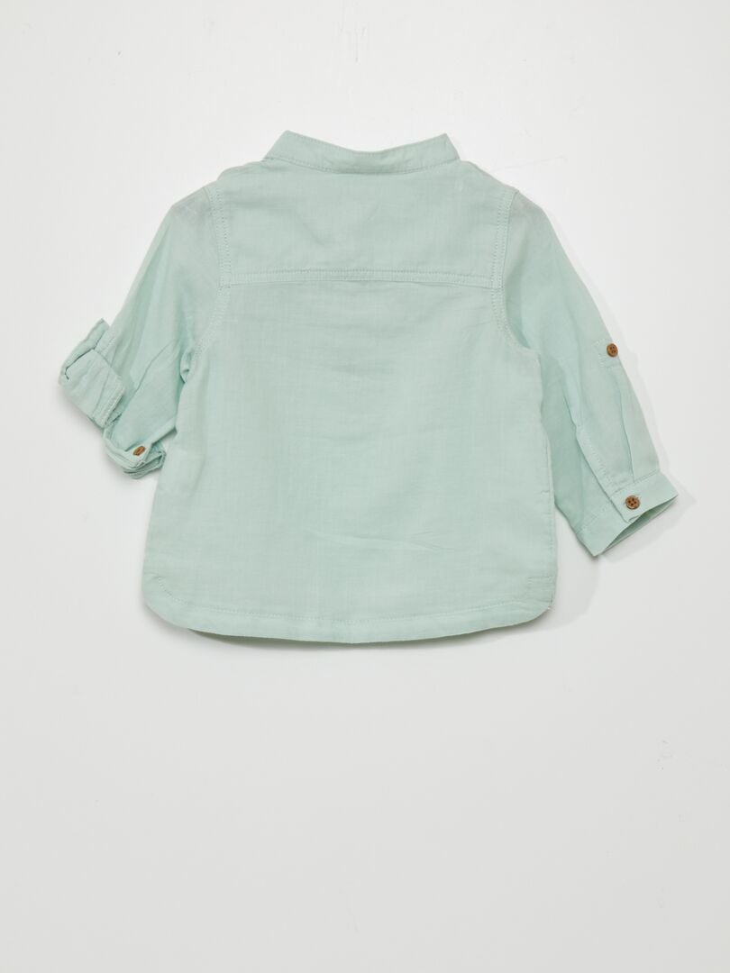 Camisa com gola Seraph - AZUL