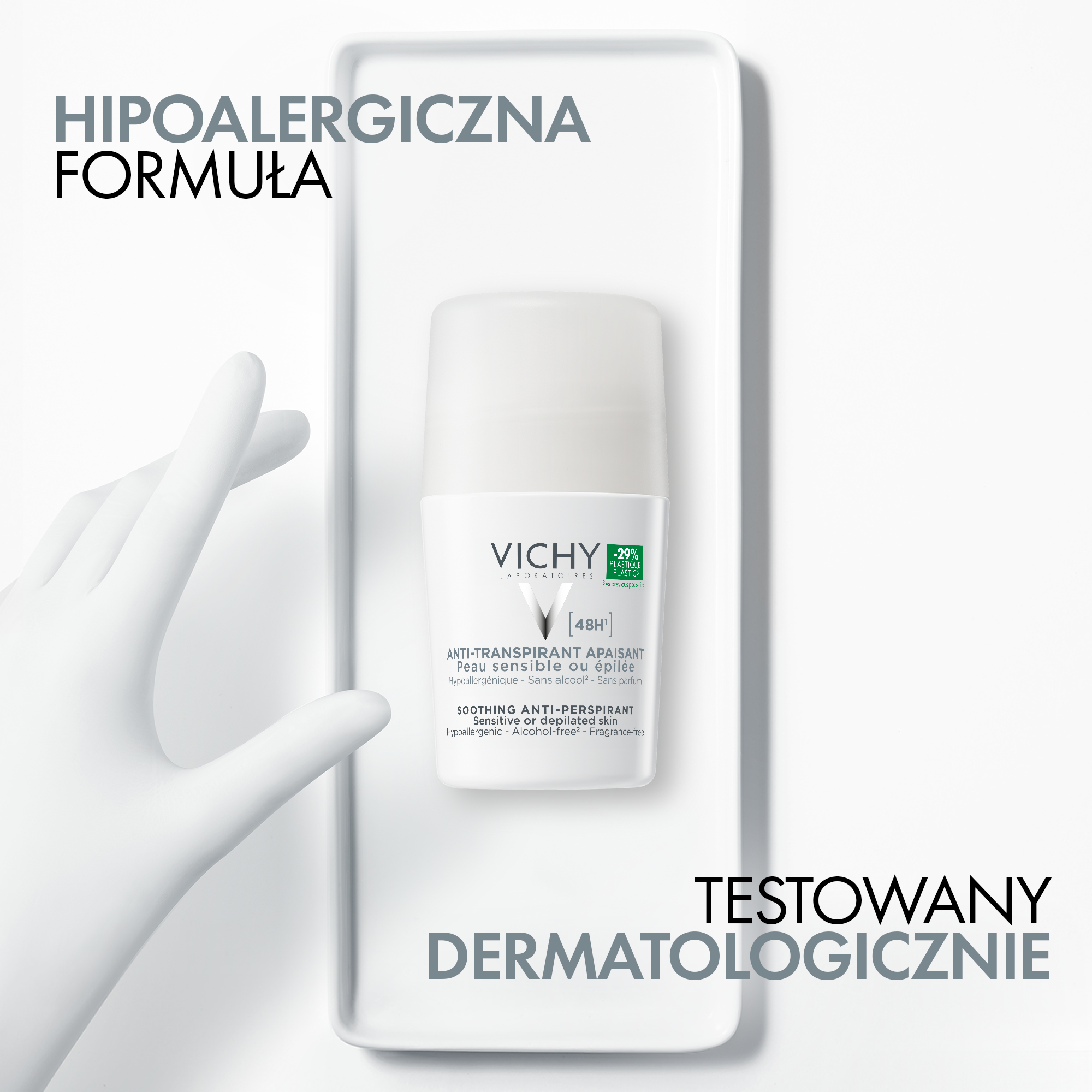 Deodorant roll-on Vichy pentru femei 50 ml
