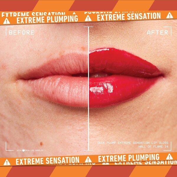 NYX Professional Makeup sijaj za ustnice 14 Hall Of Flame Duck Plump Extreme Sensation 6,8 ml