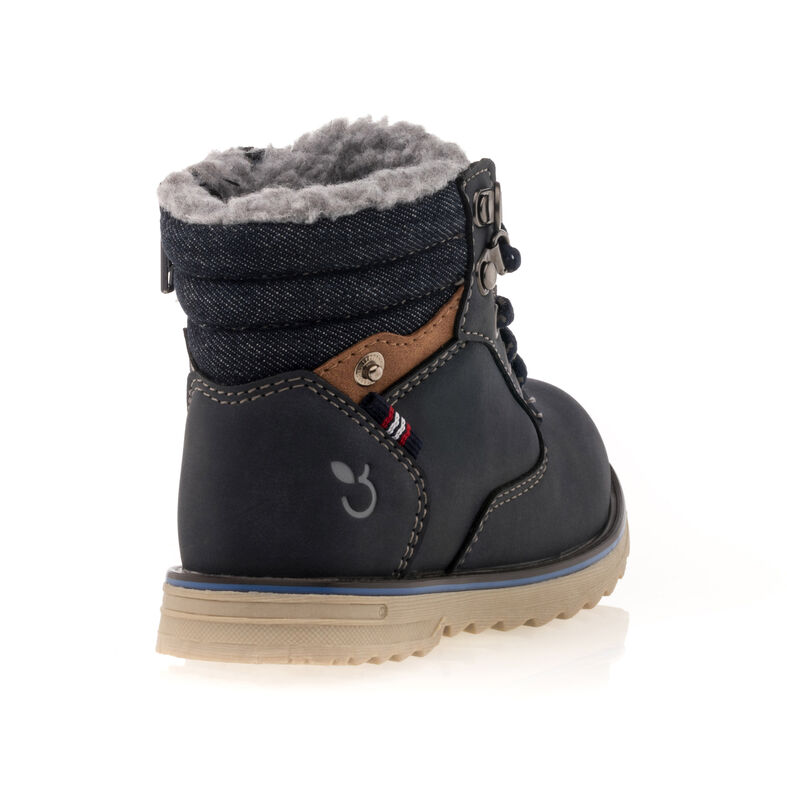 Chłopięce niebieskie buty/kozaki