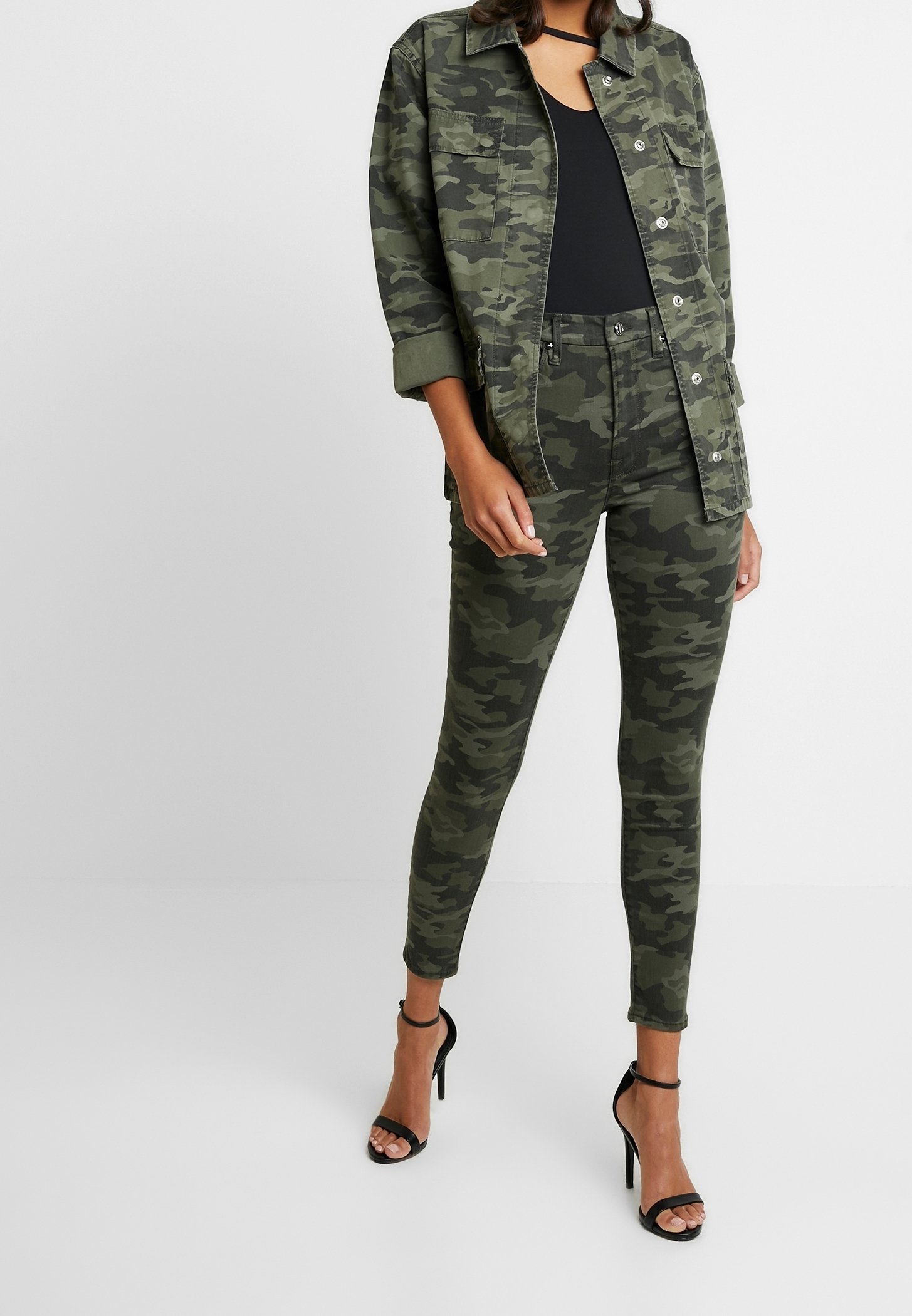 Good American Jeans Skinny Fit - gekleurde denim