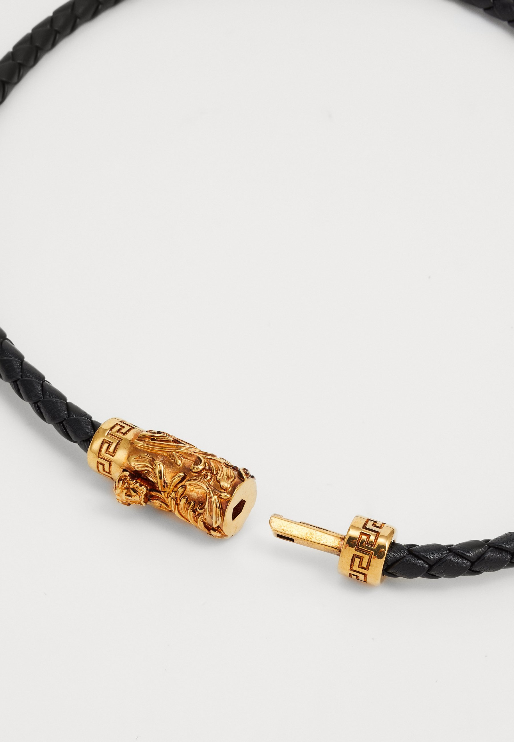 Versace UNISEX KETTING - Ketting - zwart/licht vintage goudkleurig