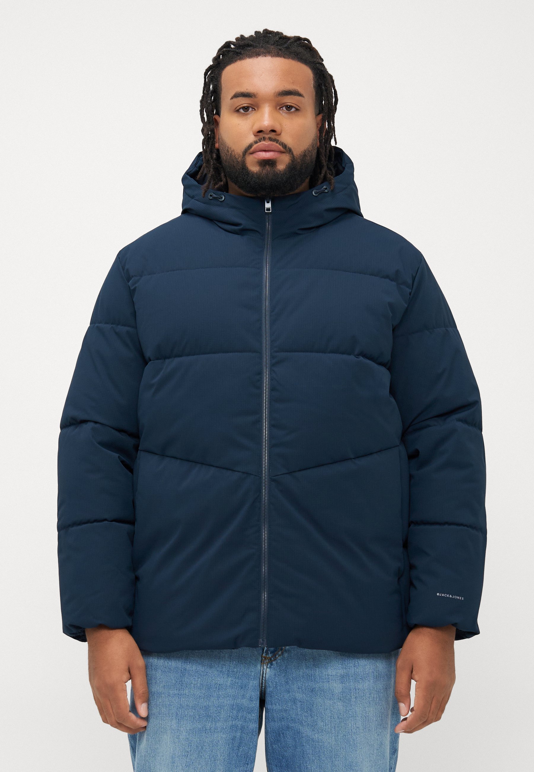 Jack & Jones JJGLOBAL PUFFER JAKNA - Zimska jakna - sky captain