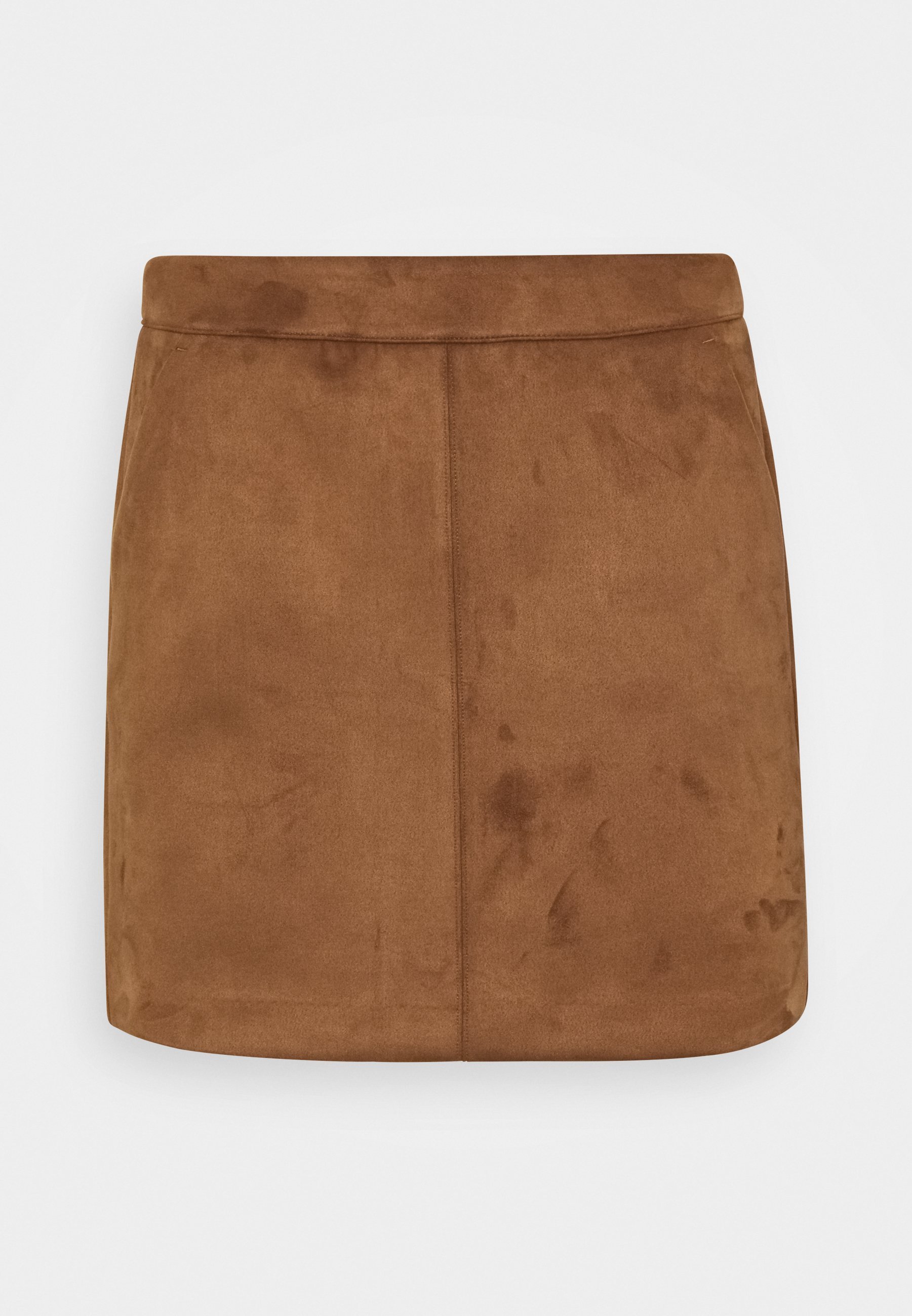 Vero Moda Petite VMDONNADINA KORTE ROK - Minirok - cognac