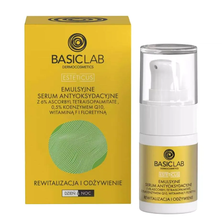 BasicLab Esteticus Serum 6% Ascorbyl Tetraisopalmitate, 0,5% Koenzym Q10