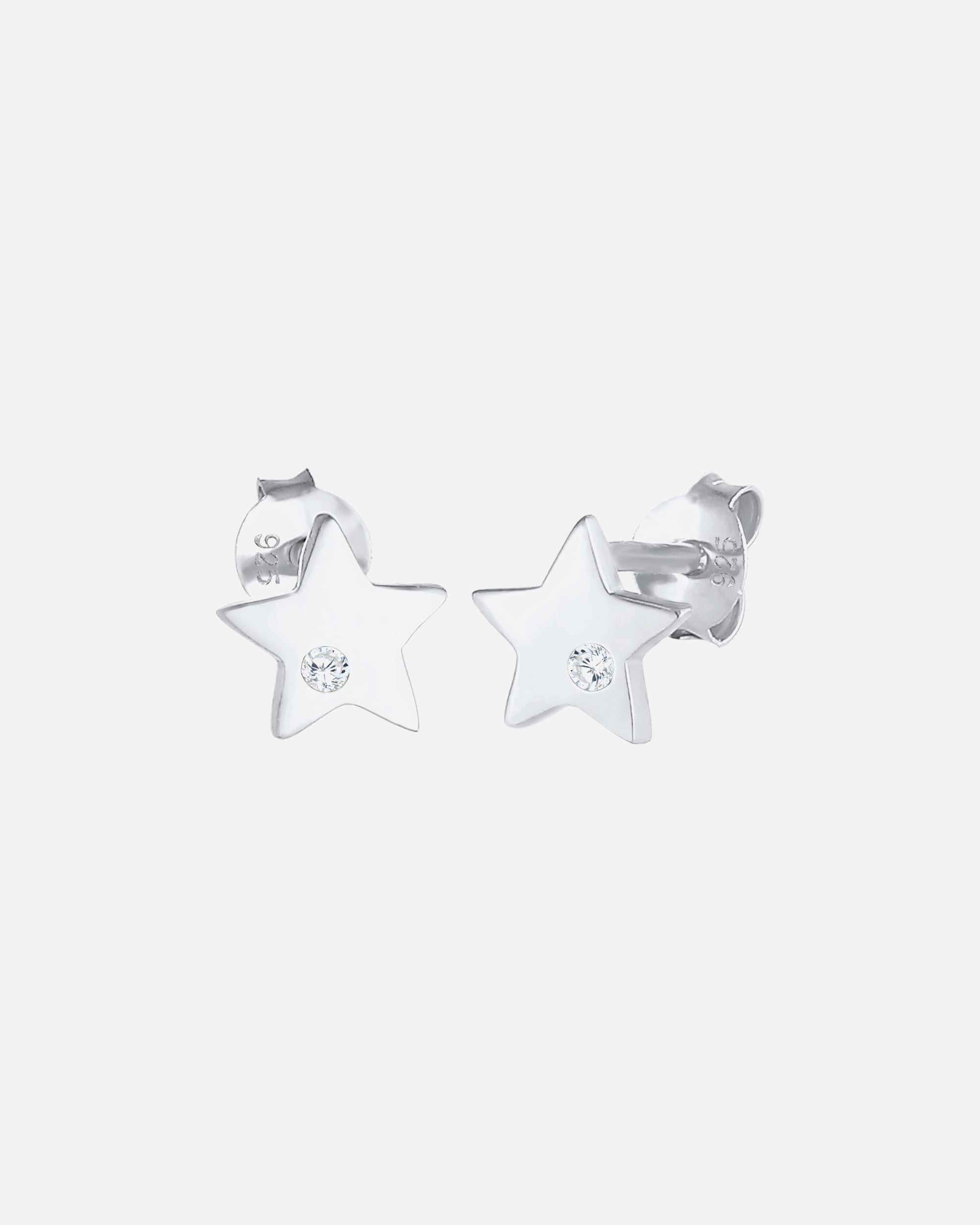 Elli Astro enfants étoiles jouant avec la pierre de zircone en argent sterling 925