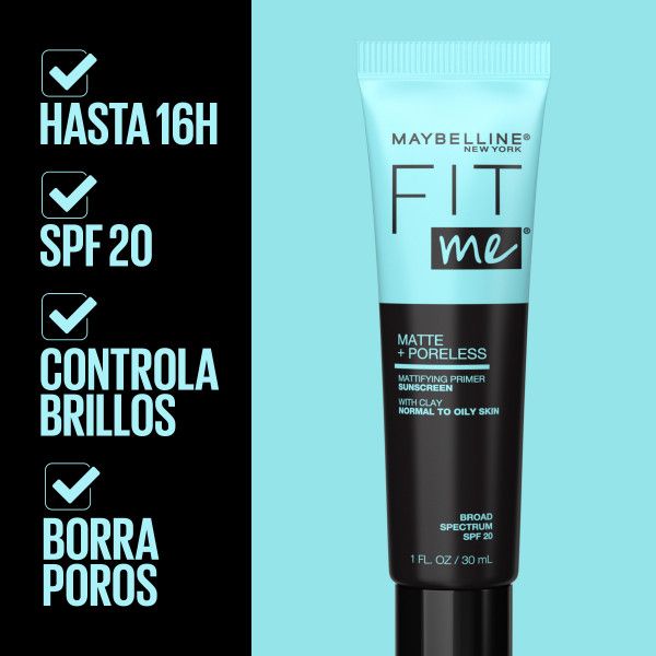 „Fit Me“ matinį atspalvį suteikiantis makiažo pagrindas normaliai ir riebiai odai Makiažo gruntai ir bazės