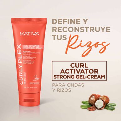 Kativa Curly Plex Curl Activator Sterk Gelkrem 240 ml