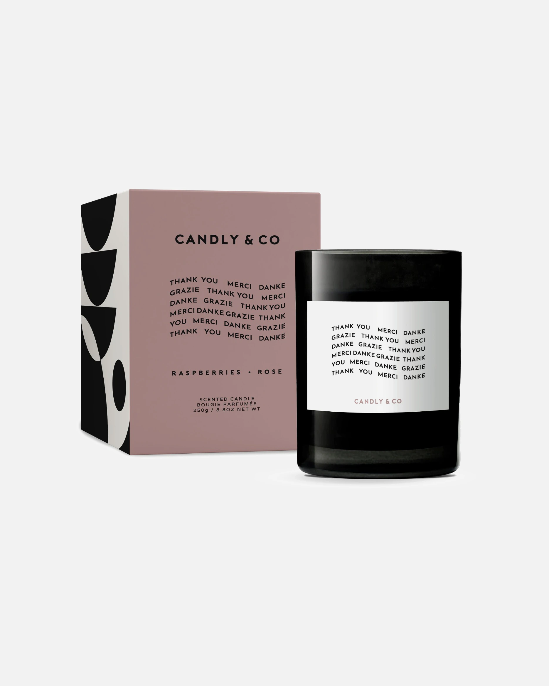 Candly&Co Bougie No.7 Thank you. Merci. Danke. Grazie.