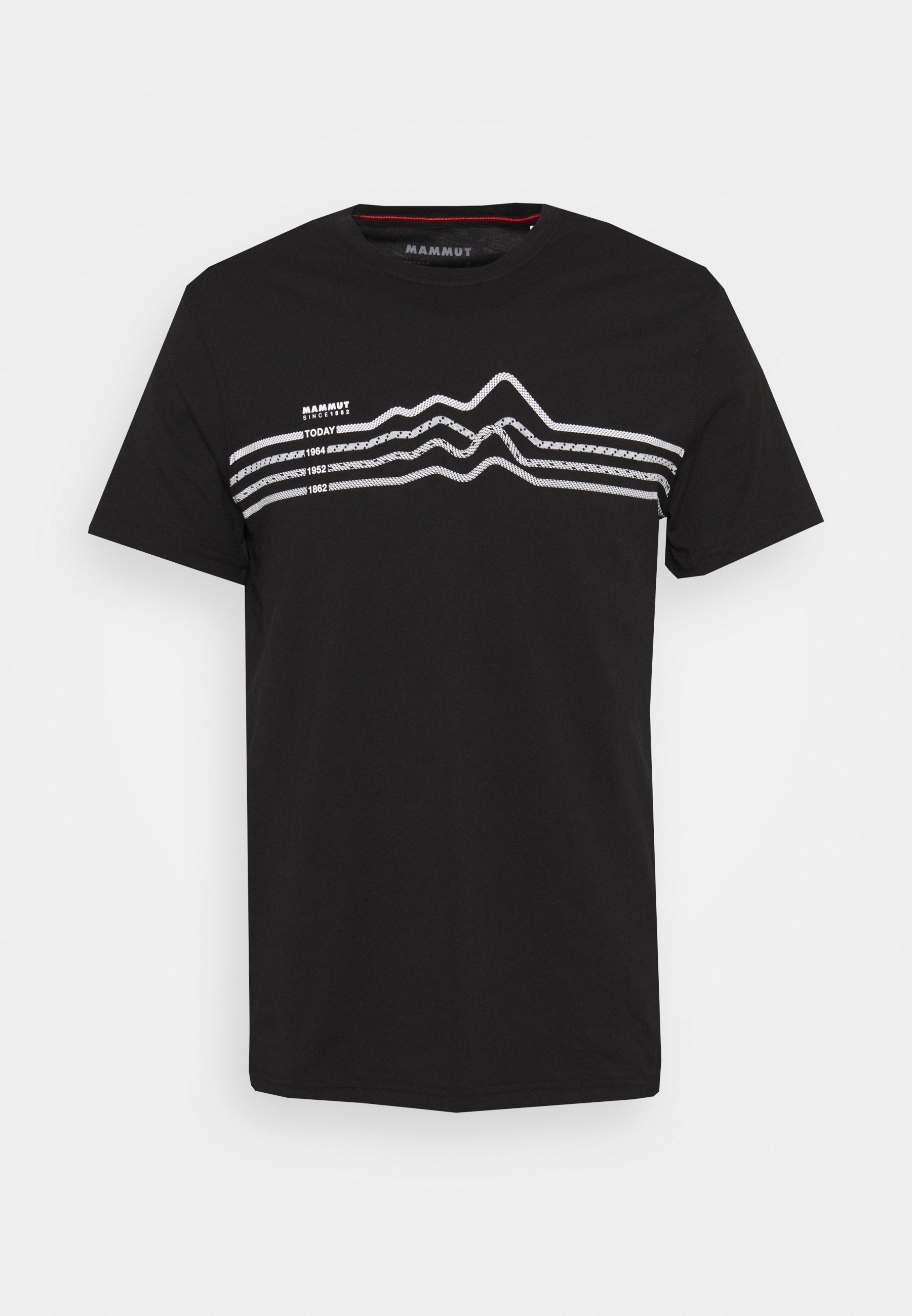 T-shirt à imprimé mammouth - noir