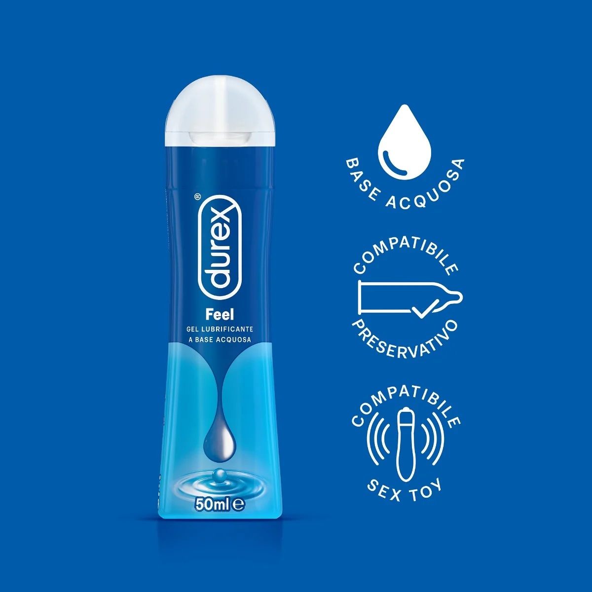 DUREX Durex Feel glijmiddel 50 ml tegen vaginale droogheid