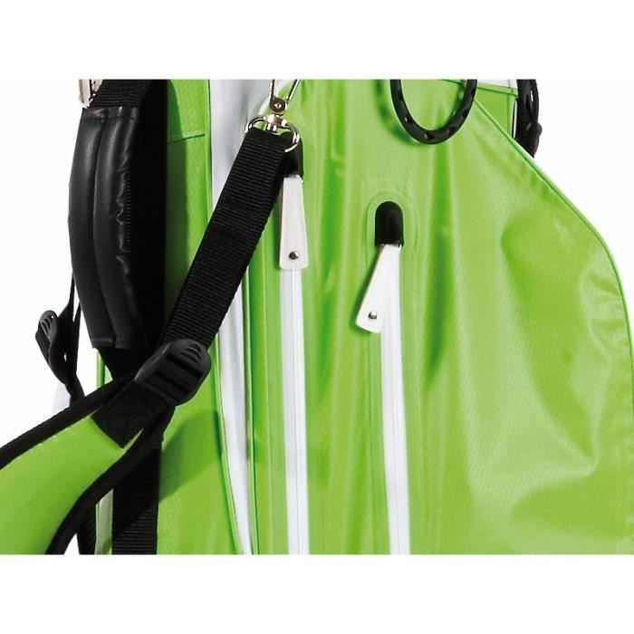 JuCad waterdichte 2-in-1 statieftas - wit/groen - TU