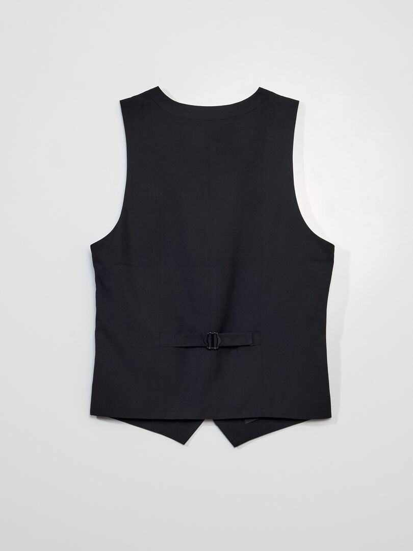 Colete estilo garçom - preto