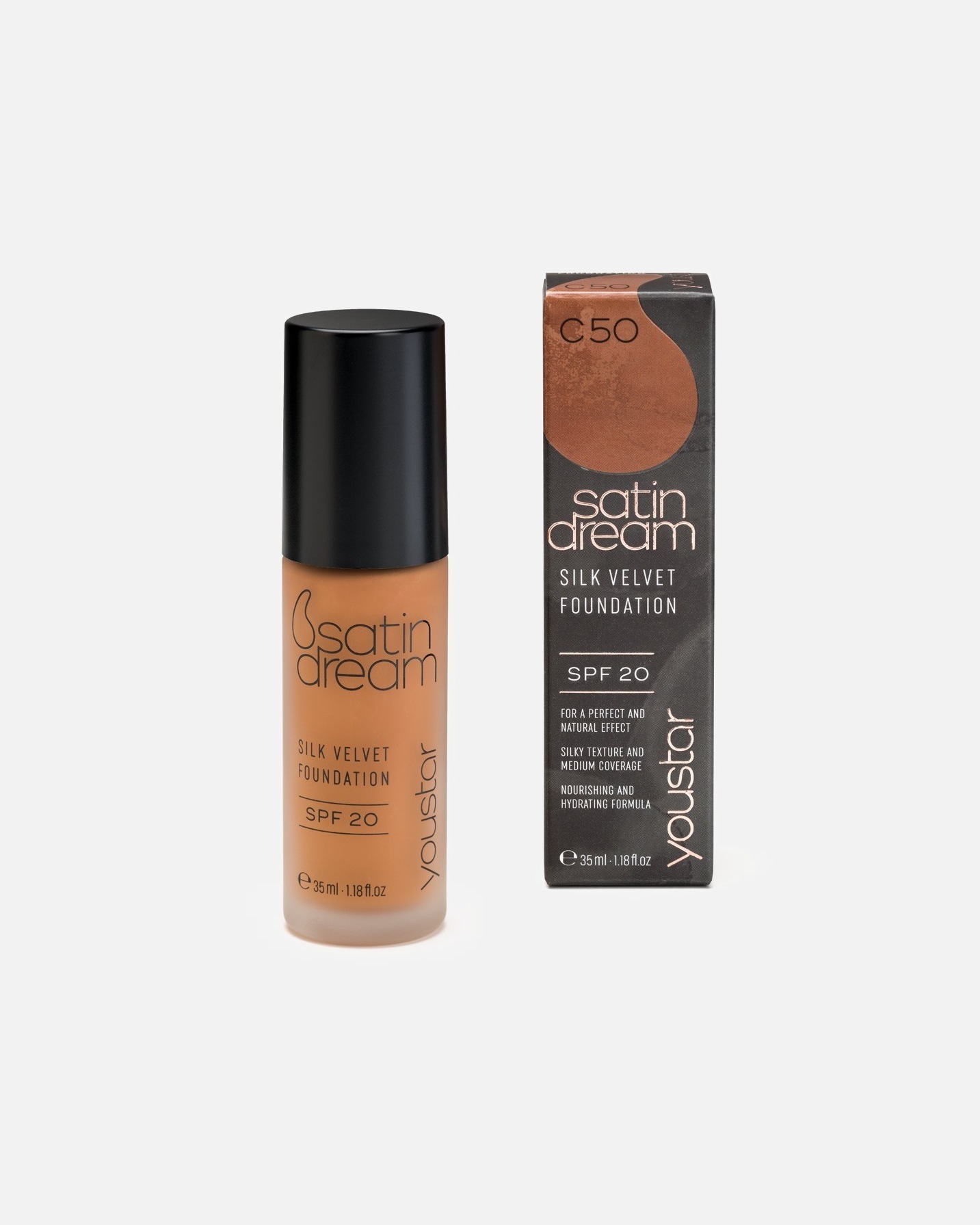 „Youstar“ makiažo pagrindas „Satin Dream“ – 35 ml