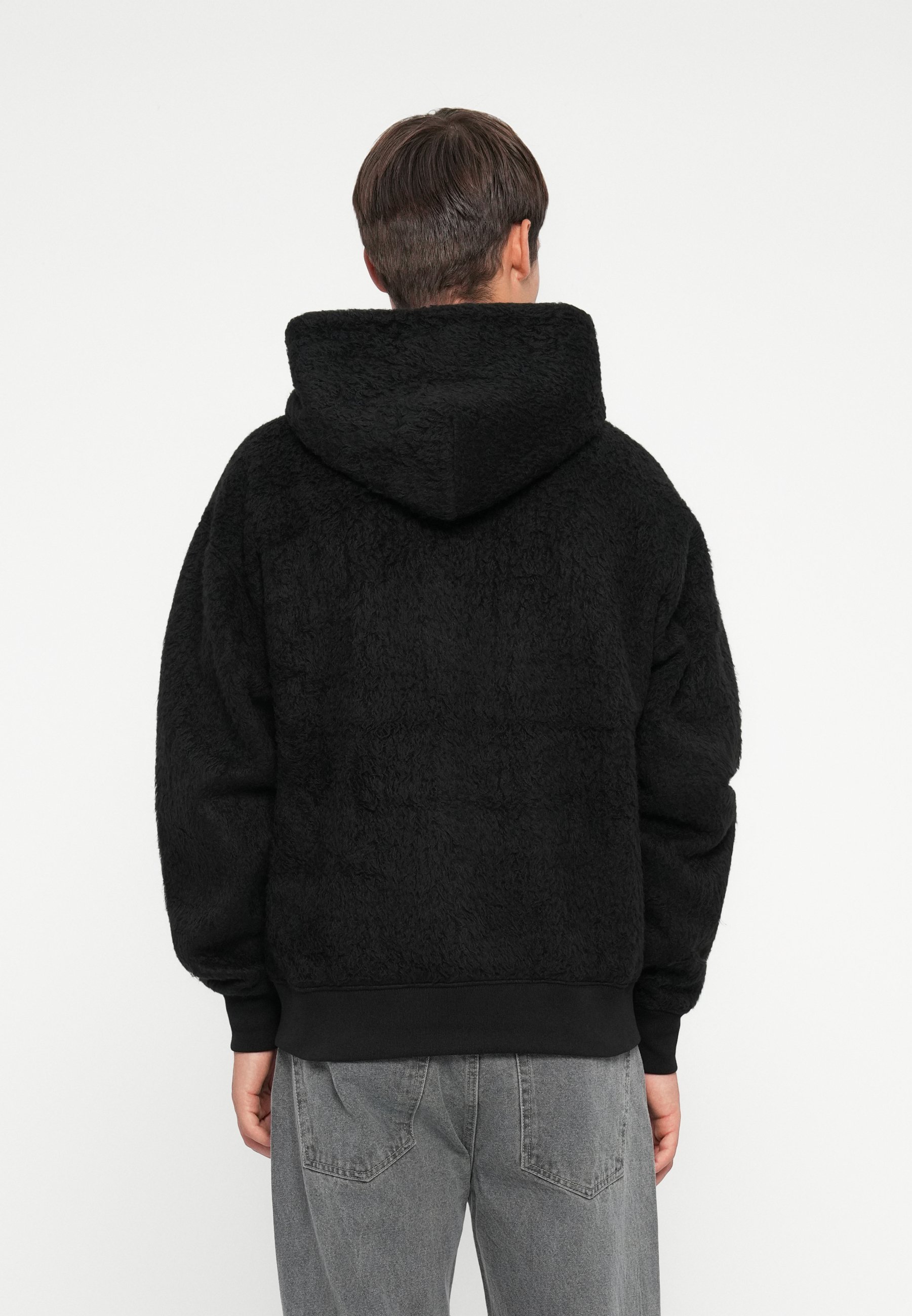 Felpa con cappuccio HUF CORSO UNISEX - Felpa con zip - nera