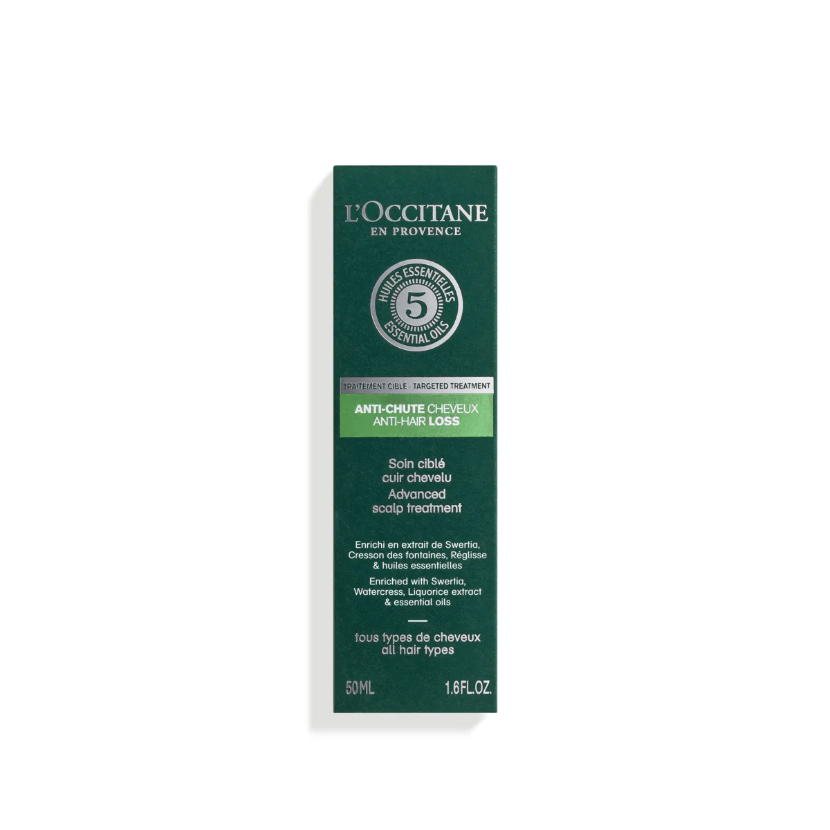 Aromachologie Anti-Chute Cheveux Soin Ciblé Cuir Chevelu - Trattamento Anticaduta Capelli