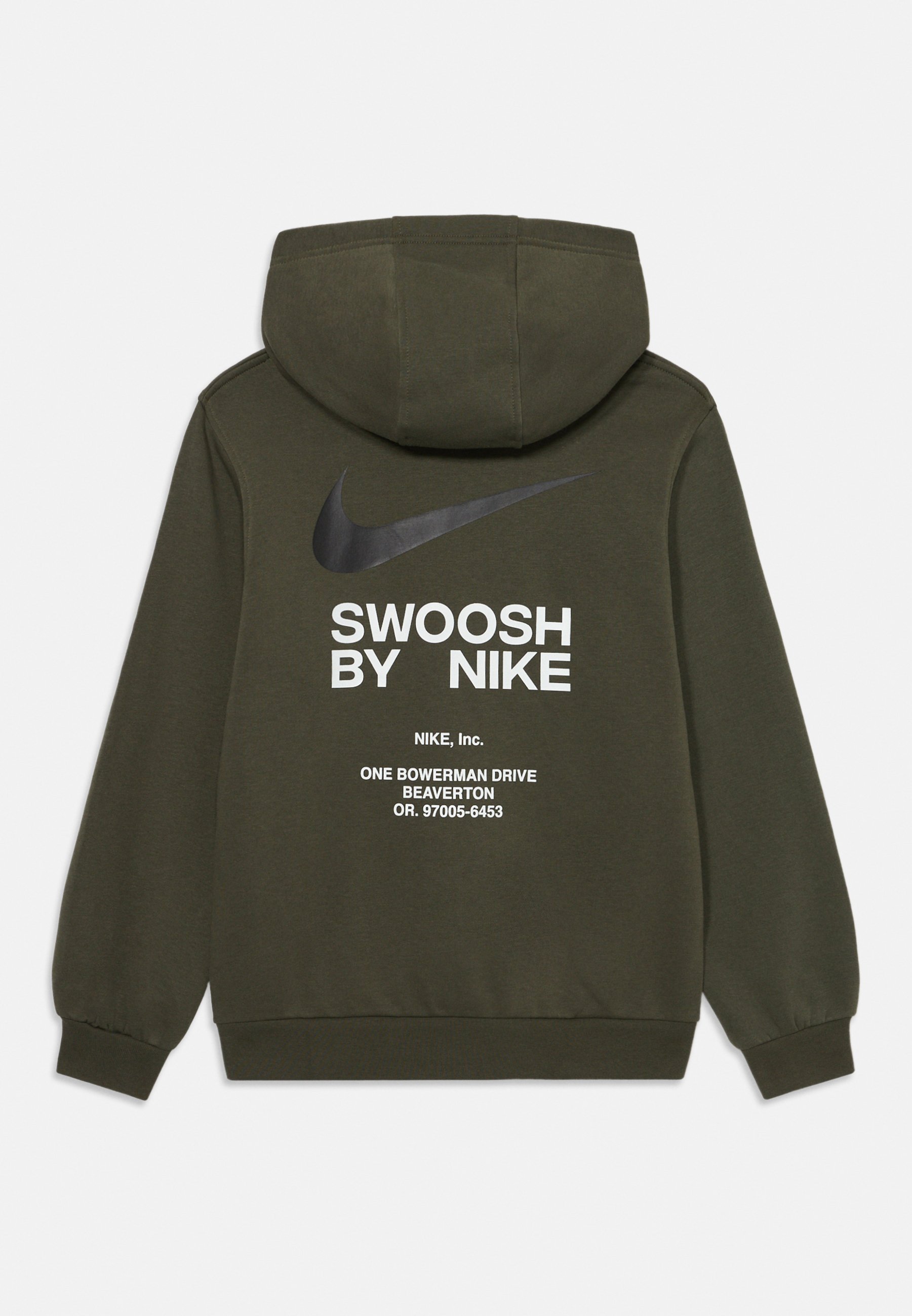 Nike Sportswear HOODIE - Bluza z kapturem - bojówka khaki/czarna