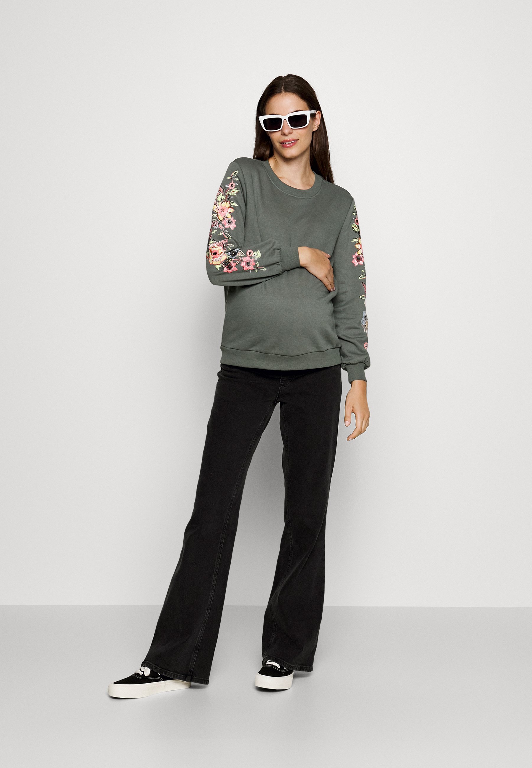 ONLY MATERNITY OLMCONNY - Genser - balsam green