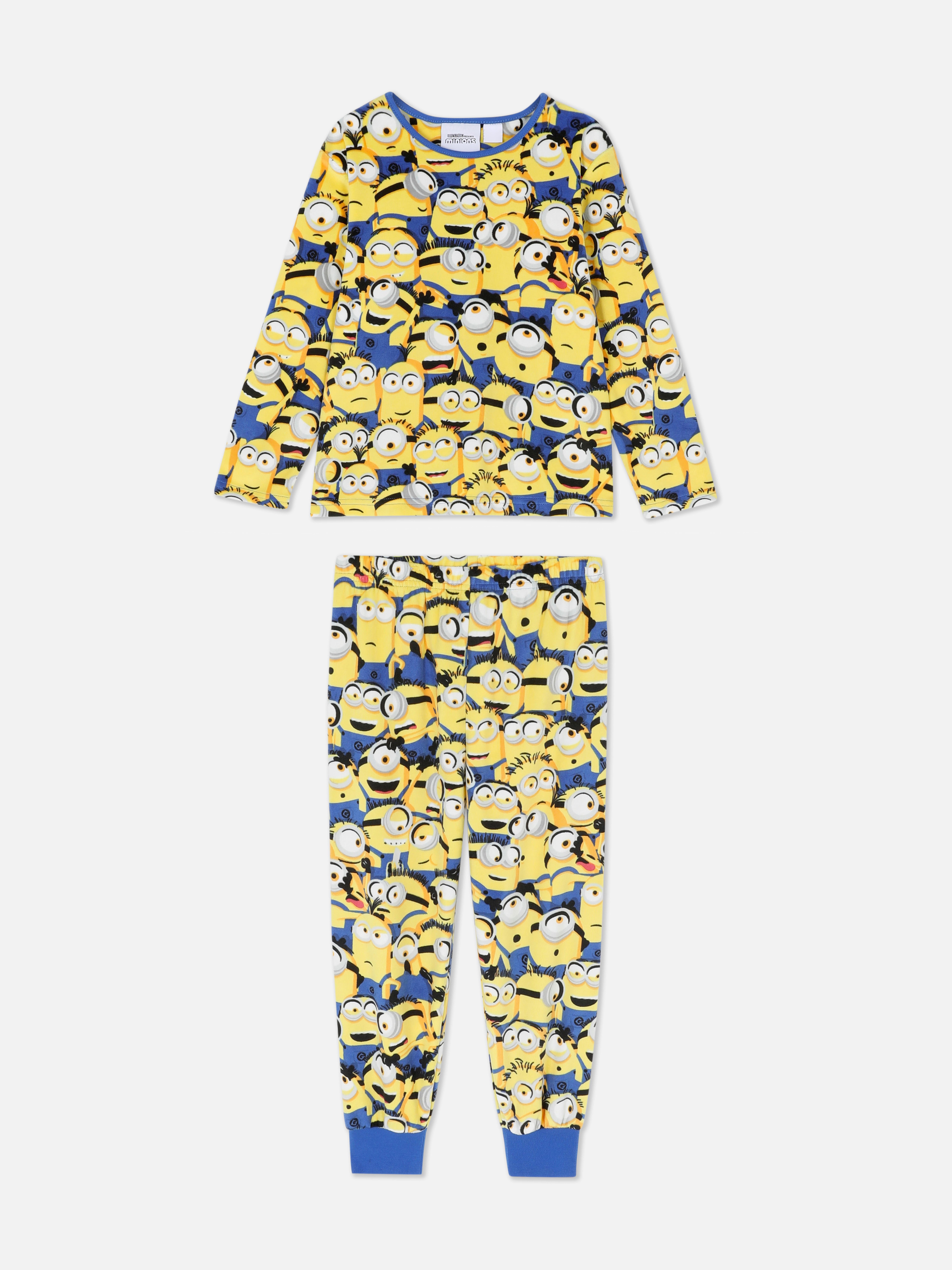 Pijamale cu mânecă lungă Minioni Sunt gata să viseze la Minioni în aceste pijamale cu talie elastică.