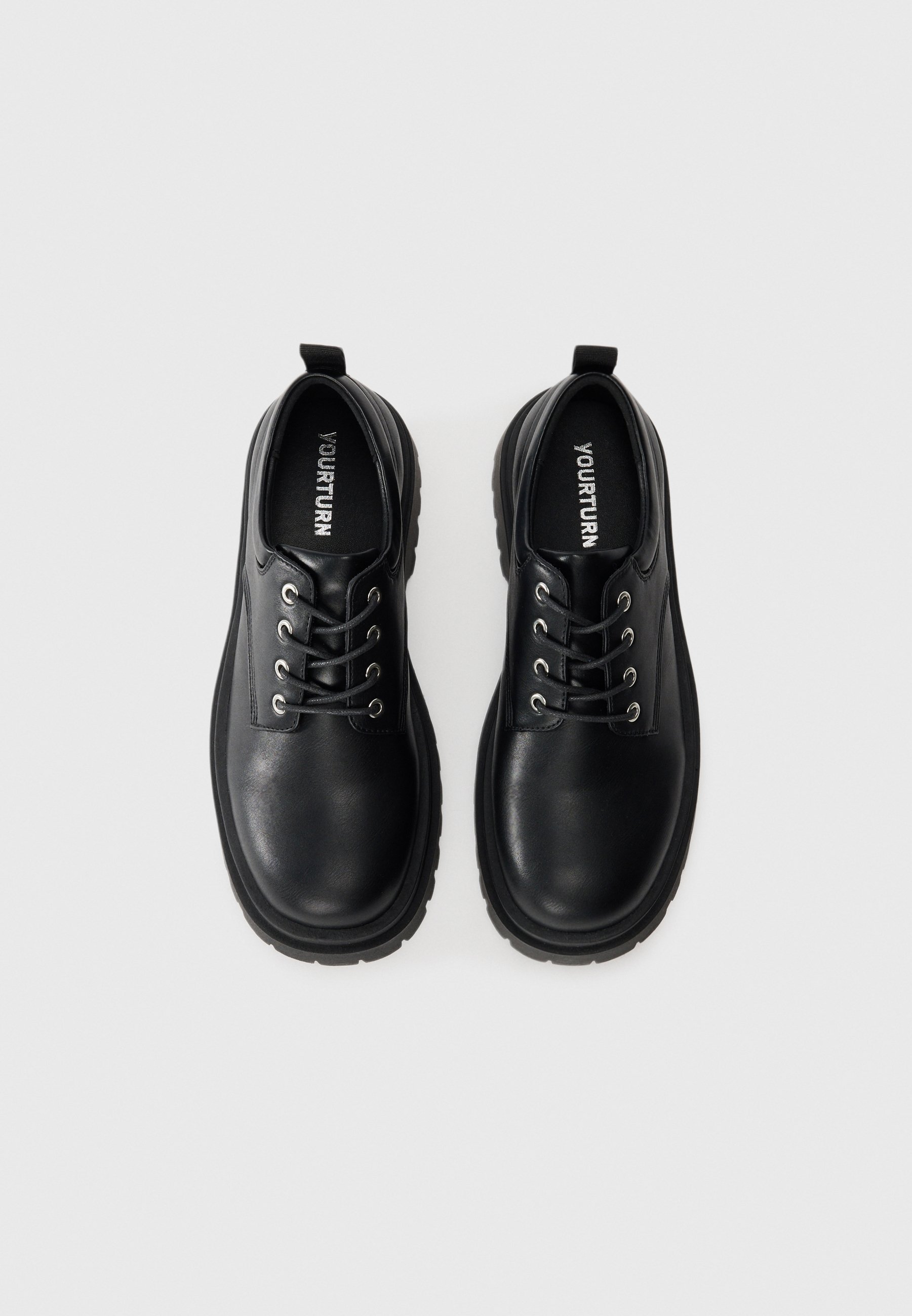 YOURTURN UNISEX - Casual veterschoenen - zwart