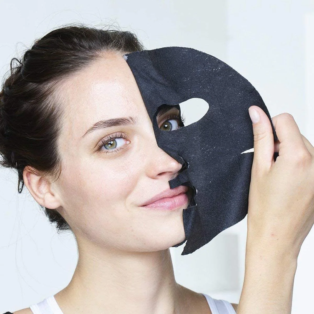 Skin Active Maschera in Tessuto Pure Charcoal - Maschera Purificante viso