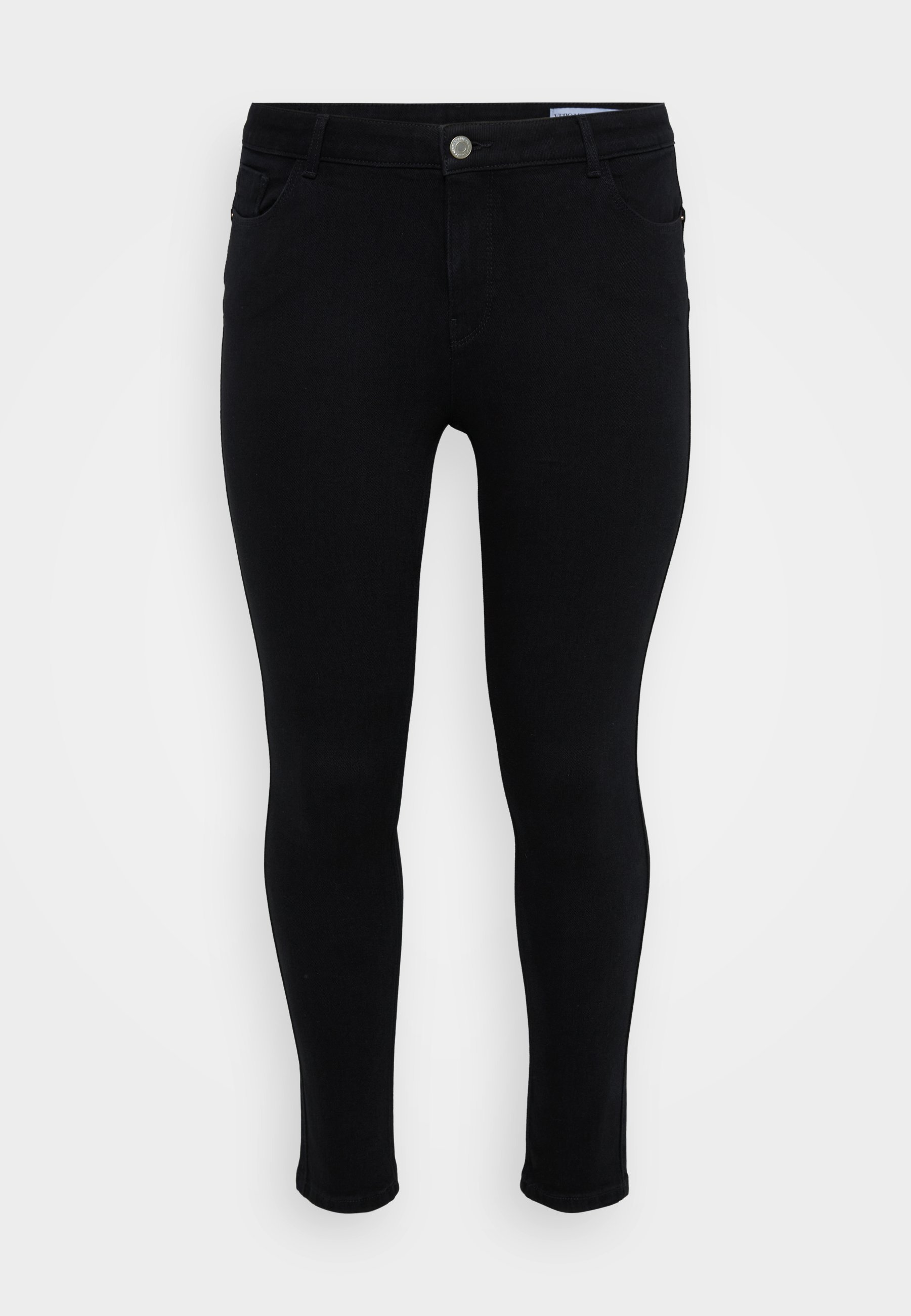 Vero Moda Curve VMCPAIGE PUSH UP - Jeggings - zwart