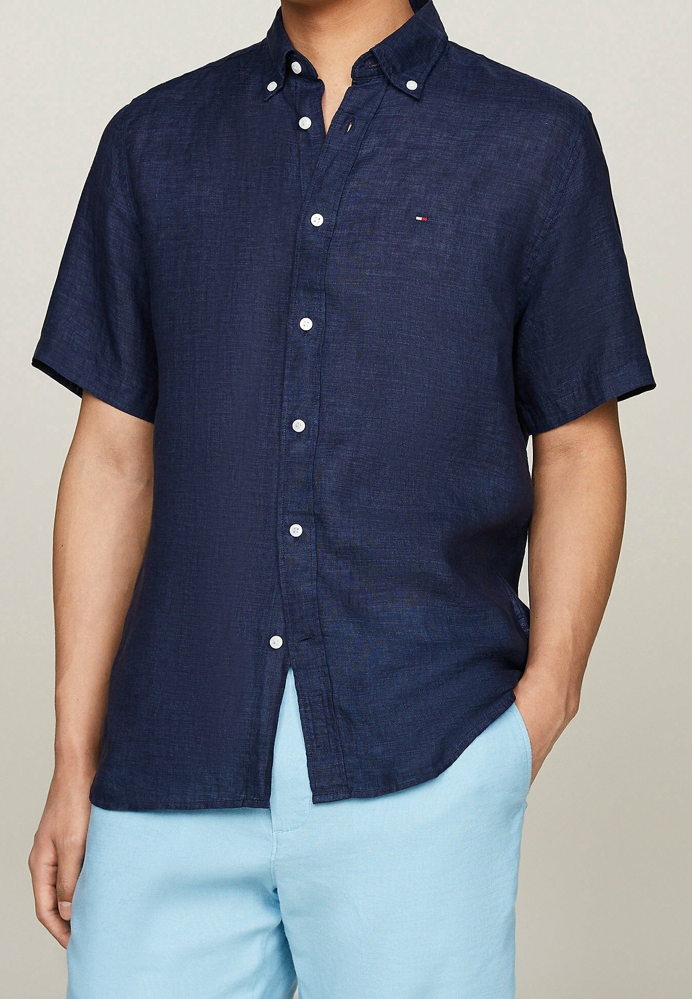 Camicia Tommy Hilfiger - blu scuro