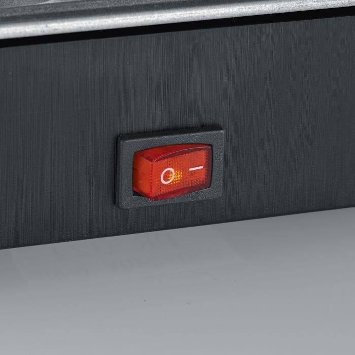 Griglia per raclette SEVERIN - RG2370 - Per un massimo di 4 persone - Compatta 21x21 cm - 600 W