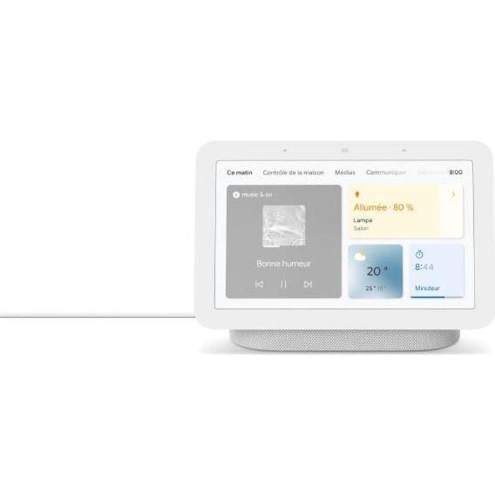 Smart display - Google Nest Hub (2nd generation) - Voice-controlled speaker - Gray