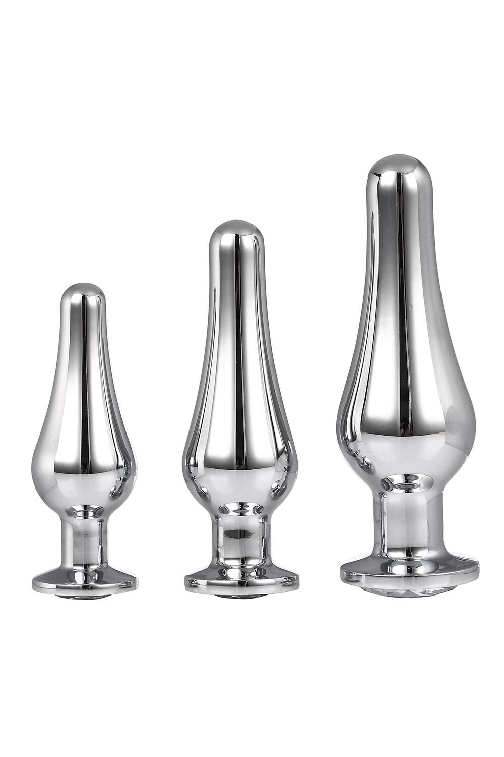 Set di plug Dream Toys Gleaming Love Silver Lust