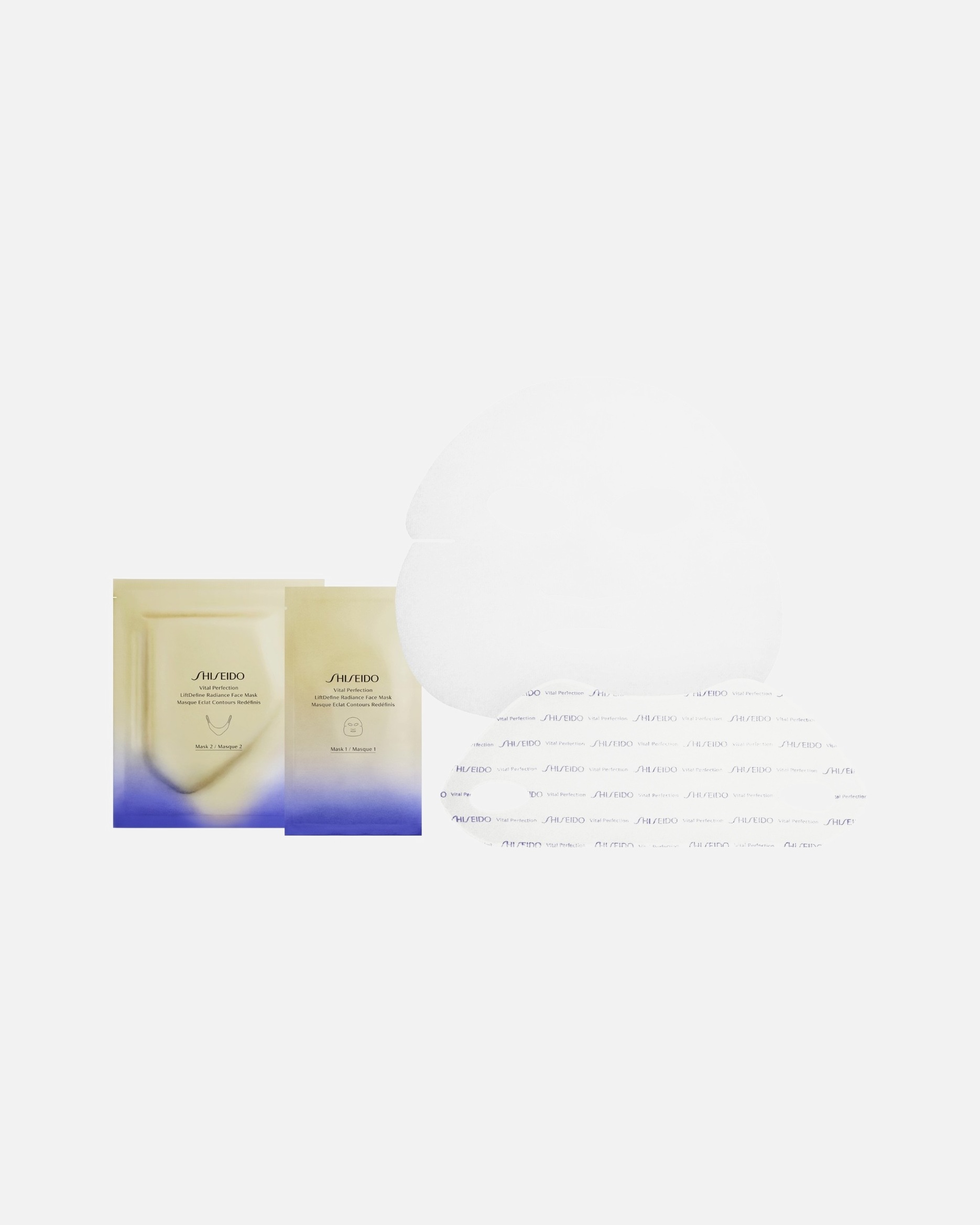 „Shiseido Vital Perfection LiftDefine Radiance Face“ veido kaukė nuo senėjimo – 6 vnt.