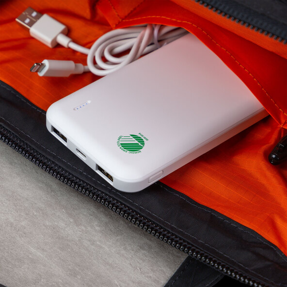 Powerbanka PB-S1000 s kapacitou 10 000 mAh a 2x USB-A