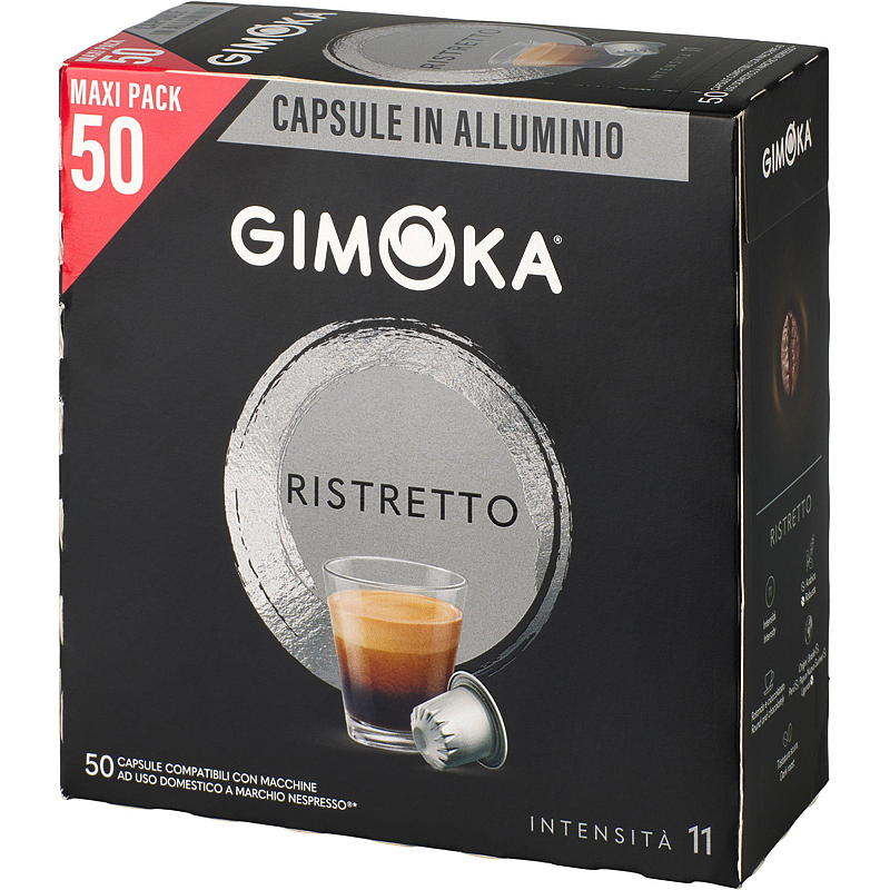 Gimoka Kaffeekapseln 50 Stück Ristretto