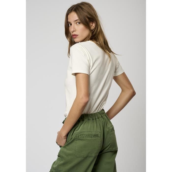 KAPORAL - Camiseta blanca para mujer EMEL