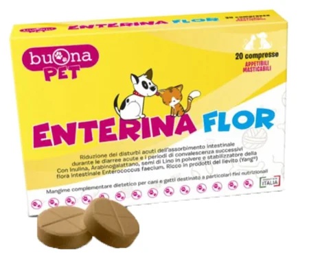 GOOD Enterina Flor 20 comprimidos Medicina veterinaria