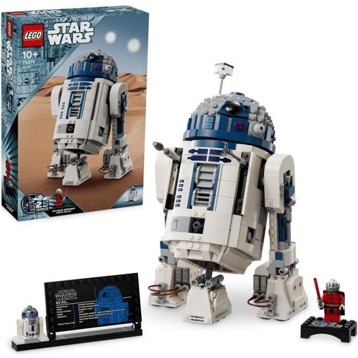 LEGO Star Wars 75379 R2-D2, Buildable Droid Toy, Gift for Children, Battle Set